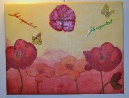 collage serviette en papier home deco